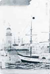 foto: Een van Yataro's stoomschepen, de raderstoomboot Tokyo-maru